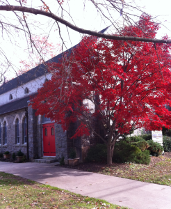 Church Building in Autumn